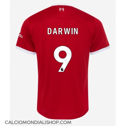 Maglie da calcio Liverpool Darwin Nunez #9 Prima Maglia 2023-24 Manica Corta